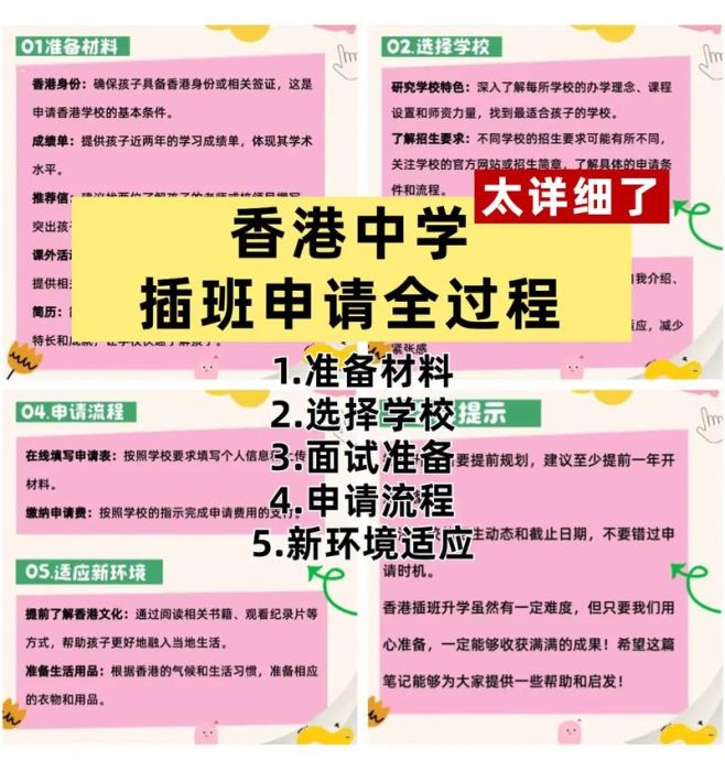 香港中学插班2024 跨境生入学政策与住宿指南